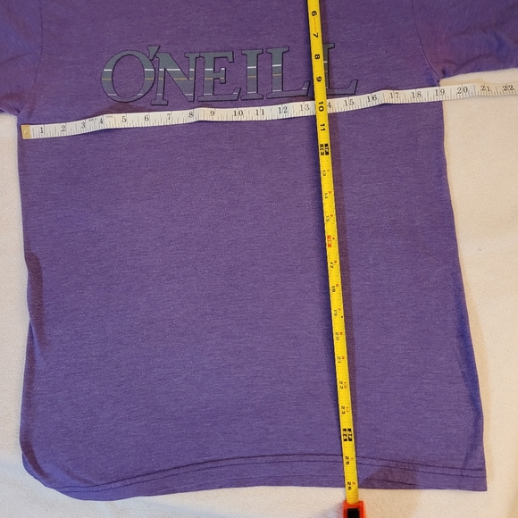 O'Neill | Premium Fit Short Sleeves Small T-Shirt purple & grey Poly Cotton - Picture 3 of 10